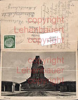 Imagen del vendedor de 544579,Leipzig Vlkerschlachtdenkmal a la venta por Versandhandel Lehenbauer