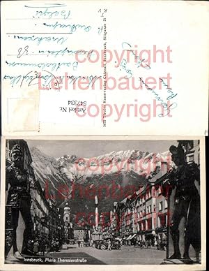 Bild des Verkufers fr 547334,Innsbruck Maria Theresienstrasse Ritterrstung Rstung Ritter zum Verkauf von Versandhandel Lehenbauer