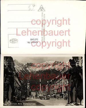 Bild des Verkufers fr 547340,Innsbruck Maria Theresienstrasse Ritter Rstung Auto Oldtimer zum Verkauf von Versandhandel Lehenbauer