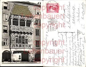Bild des Verkufers fr 548699,Innsbruck Goldenes Dachl Herzog Friedrich Strae zum Verkauf von Versandhandel Lehenbauer