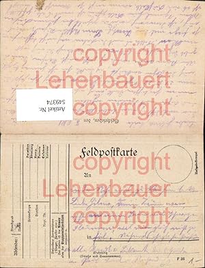 Bild des Verkufers fr 549374,Deutsche Feldpost Feldpostkarte 1915 zum Verkauf von Versandhandel Lehenbauer