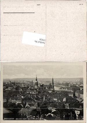 Bild des Verkufers fr 83828,Dresden Blick vom Rathausturm zum Verkauf von Versandhandel Lehenbauer