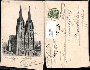 Bild des Verkufers fr 338838,Kirche Kln a. Rhein Dom Westseite zum Verkauf von Versandhandel Lehenbauer