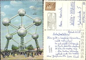 Image du vendeur pour 338996,Atomium Brssel Bauwerk Astrologie Astronomie mis en vente par Versandhandel Lehenbauer