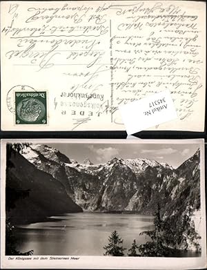 Bild des Verkufers fr 345317,Knigssee See b. Schnau m. Steinernen Meer Bergkulisse zum Verkauf von Versandhandel Lehenbauer
