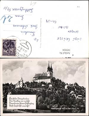 Seller image for 345824,Linz an d. Donau Pstlingberg Kirche Spruch Text for sale by Versandhandel Lehenbauer