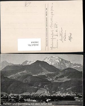 Seller image for 346364,Hallein u. Drrnberg Totale m. Hohen Gll Bergkulisse for sale by Versandhandel Lehenbauer