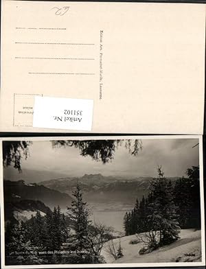 Bild des Verkufers fr 351102,Les Dents du Midi vues des Pleiades en hiver Bergkulisse Winterbild Kt Wallis zum Verkauf von Versandhandel Lehenbauer