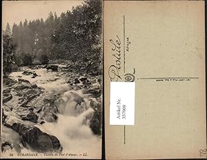 Bild des Verkufers fr 357909,Lothringen Vosges Gerardmer Cascade du Pont d'Amour Wasserfall zum Verkauf von Versandhandel Lehenbauer