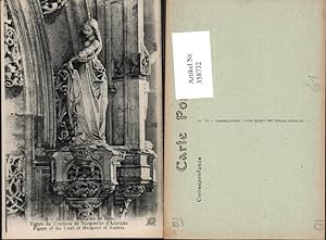 Seller image for 358732,Rhone-Alpes Ain Bourg Eglise de Brou Figure du Tombeau de Marguerite Autriche Statue for sale by Versandhandel Lehenbauer