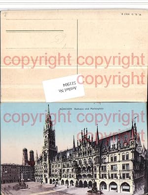 Immagine del venditore per 511904,Mnchen Rathaus u. Marienplatz pub W.H.D. 9017B venduto da Versandhandel Lehenbauer