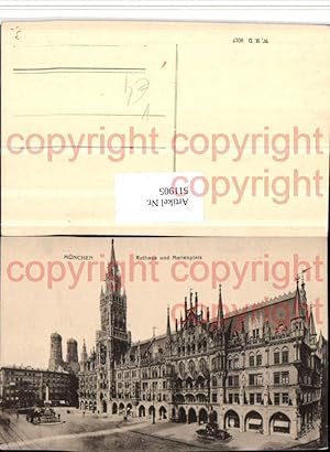 Immagine del venditore per 511905,Mnchen Rathaus u. Marienplatz pub W.H.D. 9017 venduto da Versandhandel Lehenbauer