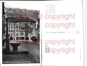 Immagine del venditore per 516343,Innsbruck Herzog Friedrichstrae m. Goldenem Dachl Brunnen venduto da Versandhandel Lehenbauer