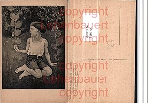 Seller image for 519670,Knstler AK Ferd. Hodler Knabe kniend Junge Bub for sale by Versandhandel Lehenbauer