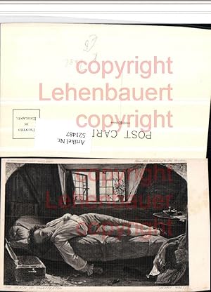 Image du vendeur pour 521487,Knstler AK Henry Wallis Death of Chatterton Tod Bett mis en vente par Versandhandel Lehenbauer