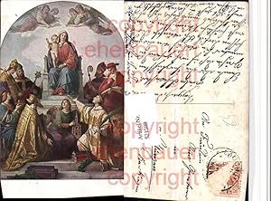 Image du vendeur pour 521588,Knstler AK H.M. v. He Maria m. Jesuskind Heilige Engel mis en vente par Versandhandel Lehenbauer