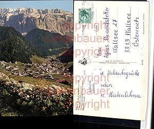 Bild des Verkufers fr 524449,Trentino Bolzano Selva di Val Gardena Wolkenstein Totale Bergkulisse zum Verkauf von Versandhandel Lehenbauer