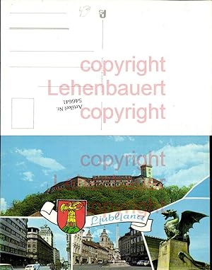 Seller image for 546641,Slovenia Laibach Ljubljana Burg Wappen for sale by Versandhandel Lehenbauer