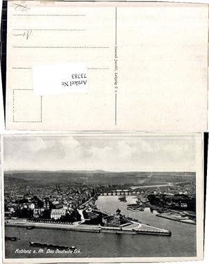 Bild des Verkufers fr 73783,Koblenz am Rhein Deutsches Eck zum Verkauf von Versandhandel Lehenbauer