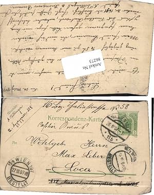 Bild des Verkufers fr 86273,Korrespondenz Karte Ganzsache Wien Loca zum Verkauf von Versandhandel Lehenbauer