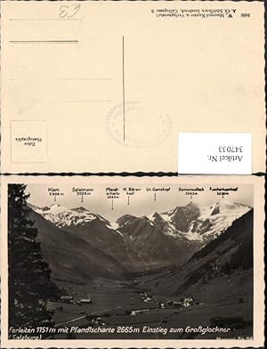 Bild des Verkufers fr 347033,Ferliten m. Pfandlscharte Einstieg zum Groglockner Bergkulisse zum Verkauf von Versandhandel Lehenbauer