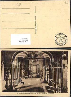 Image du vendeur pour 348481,Elsass Bas-Rhin Haut-Koenigsbourg Burg b. Orschwiller Salle des Chevaliers mis en vente par Versandhandel Lehenbauer