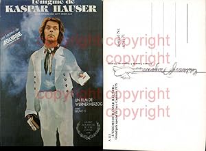 Bild des Verkufers fr 474171,Film Reklame Kaspar Hauser Werner Herzog Bruno S. 1975 Cannes zum Verkauf von Versandhandel Lehenbauer