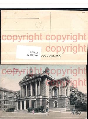 Bild des Verkufers fr 474954,Prag Praha Neues Deutsches Theater Gebude zum Verkauf von Versandhandel Lehenbauer