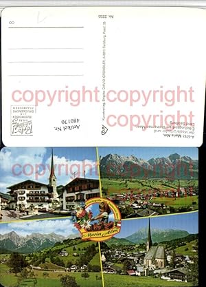 Bild des Verkufers fr 480170,Maria Alm am Steinernen Meer Totale Mehrbildkarte zum Verkauf von Versandhandel Lehenbauer