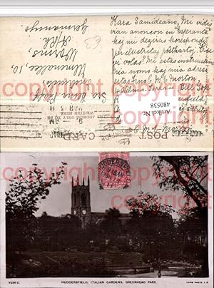 Seller image for 480538,England Huddersfield Italian Gardens Greenhead Park Kirche for sale by Versandhandel Lehenbauer