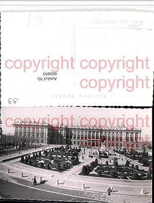 Immagine del venditore per 480895,Spain Madrid Plaza de Oriente Palacio Nacional Palast venduto da Versandhandel Lehenbauer