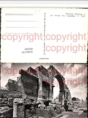 481660,Algeria Tebessa Les Ruines de la Basilique Romaine Ruine