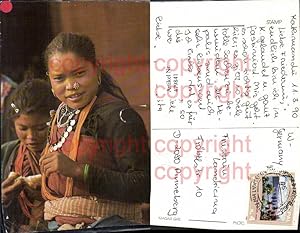 Bild des Verkufers fr 479841,Kathmandu Frauen Mdchen Schmuck Volkstypen Afrika zum Verkauf von Versandhandel Lehenbauer