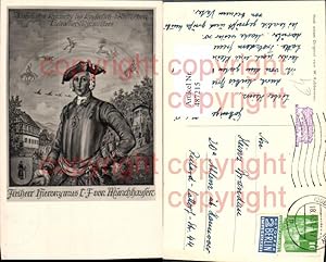 Seller image for 487215,Knstler Ak W. Kubbernuss Freiherr Hieronymus L. F. von Mnchhausen Adel Monarchie for sale by Versandhandel Lehenbauer