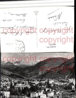 Imagen del vendedor de 494258,Trentino Bolzano Bozen Totale m. Rosengarten Bergkulisse a la venta por Versandhandel Lehenbauer