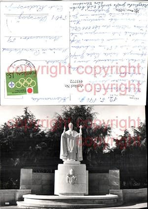 Bild des Verkufers fr 493772,Portugal Fatima Monumento de Pio XII Papst Statue zum Verkauf von Versandhandel Lehenbauer