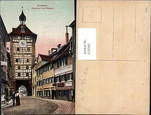 Bild des Verkufers fr 319769,Konstanz Schnetzturm u. Hushaus Buchdruckerei Hans Keller zum Verkauf von Versandhandel Lehenbauer