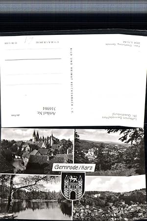 Imagen del vendedor de 316984,Gernrode im Harz Totale See Mehrbildkarte a la venta por Versandhandel Lehenbauer