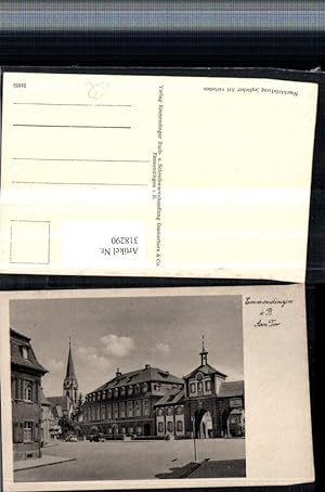 Bild des Verkufers fr 318290,Emmendingen Am Tor Straenansicht Kirchenturm Goethe Halle zum Verkauf von Versandhandel Lehenbauer