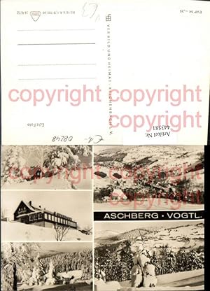 Seller image for 443581,Aschberg im Vogtland b. Klingenthal Totale Winterbilder Mehrbildkarte pub VEB for sale by Versandhandel Lehenbauer