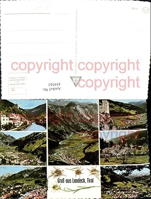 Bild des Verkufers fr 454561,Landeck Totale Schloss Burg Mehrbildkarte zum Verkauf von Versandhandel Lehenbauer