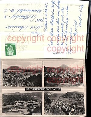 Imagen del vendedor de 458025,Schsische Schweiz Knigstein Schandau Wehlen Mehrbildkarte pub VEB a la venta por Versandhandel Lehenbauer