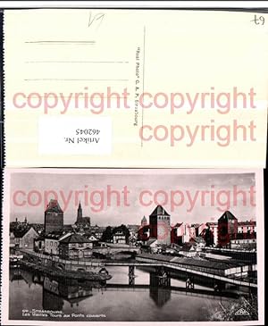 Image du vendeur pour 462045,Elsass Bas-Rhin Strasbourg Straburg Vieilles Tours aux Ponts Brcke mis en vente par Versandhandel Lehenbauer