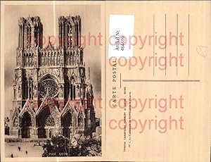 Bild des Verkufers fr 464659,Kirche La Cathedrale de Reims apres la Guerre zum Verkauf von Versandhandel Lehenbauer