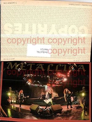 Bild des Verkufers fr 466721,Musiker Band Metallica Bhne zum Verkauf von Versandhandel Lehenbauer