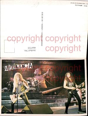 Bild des Verkufers fr 466722,Musiker Band Metallica Bhne E-Gitarre zum Verkauf von Versandhandel Lehenbauer
