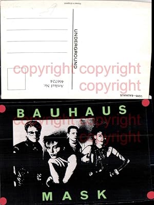 Bild des Verkufers fr 466724,Musiker Band Bauhaus zum Verkauf von Versandhandel Lehenbauer