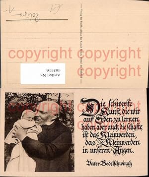 Imagen del vendedor de 465416,Religion Priester m. Kleinkind Kind Spruch Text a la venta por Versandhandel Lehenbauer