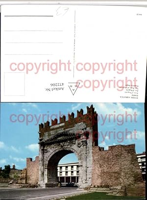 Image du vendeur pour 472206,Emilia-Romagna Rimini Arco Augusto Augustus-Bogen mis en vente par Versandhandel Lehenbauer