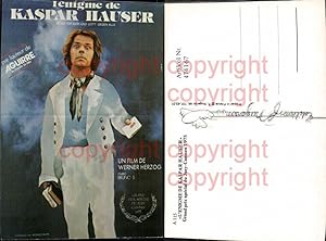 Bild des Verkufers fr 474167,Film Reklame Kaspar Hauser Werner Herzog Bruno S. 1975 Cannes zum Verkauf von Versandhandel Lehenbauer